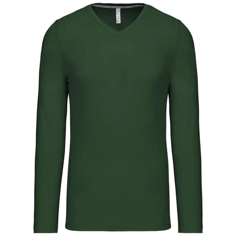 Kariban T-shirt V-hals lange mouwen K358