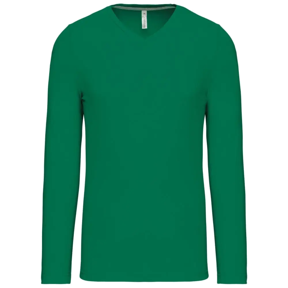 Kariban V-neck T-shirt long sleeves K358