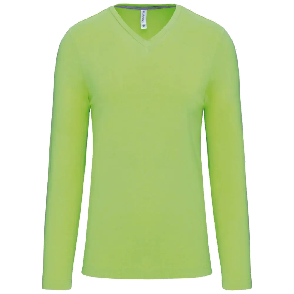 Kariban V-neck T-shirt long sleeves K358