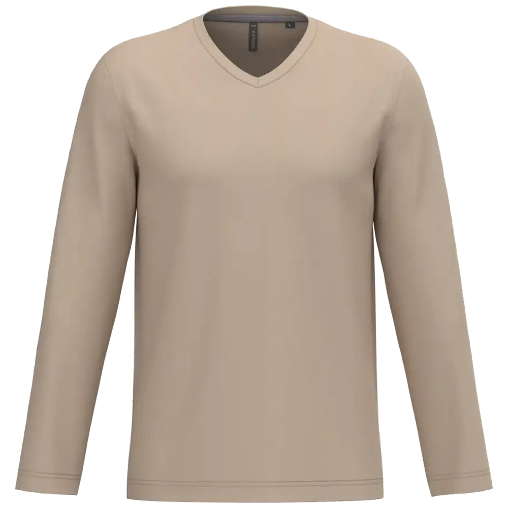 Kariban V-neck T-shirt long sleeves K358