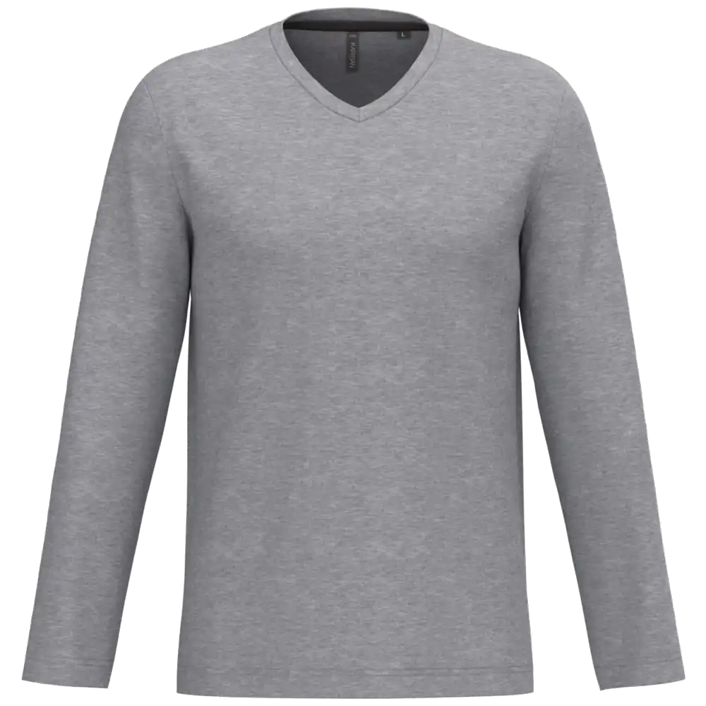 Kariban V-neck T-shirt long sleeves K358