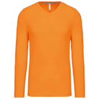 Kariban V-neck T-shirt long sleeves K358