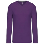 Kariban V-neck T-shirt long sleeves K358