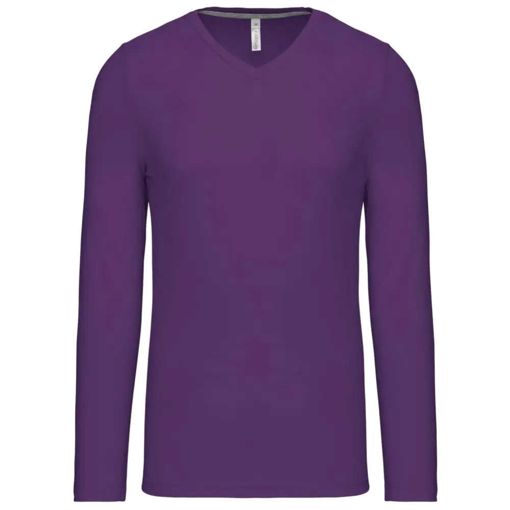 Kariban V-neck T-shirt long sleeves K358