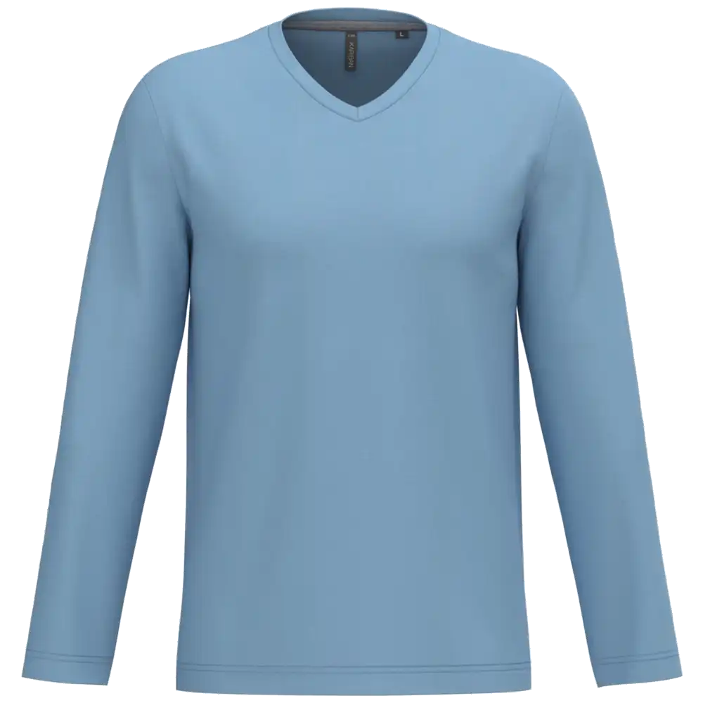 Kariban V-neck T-shirt long sleeves K358