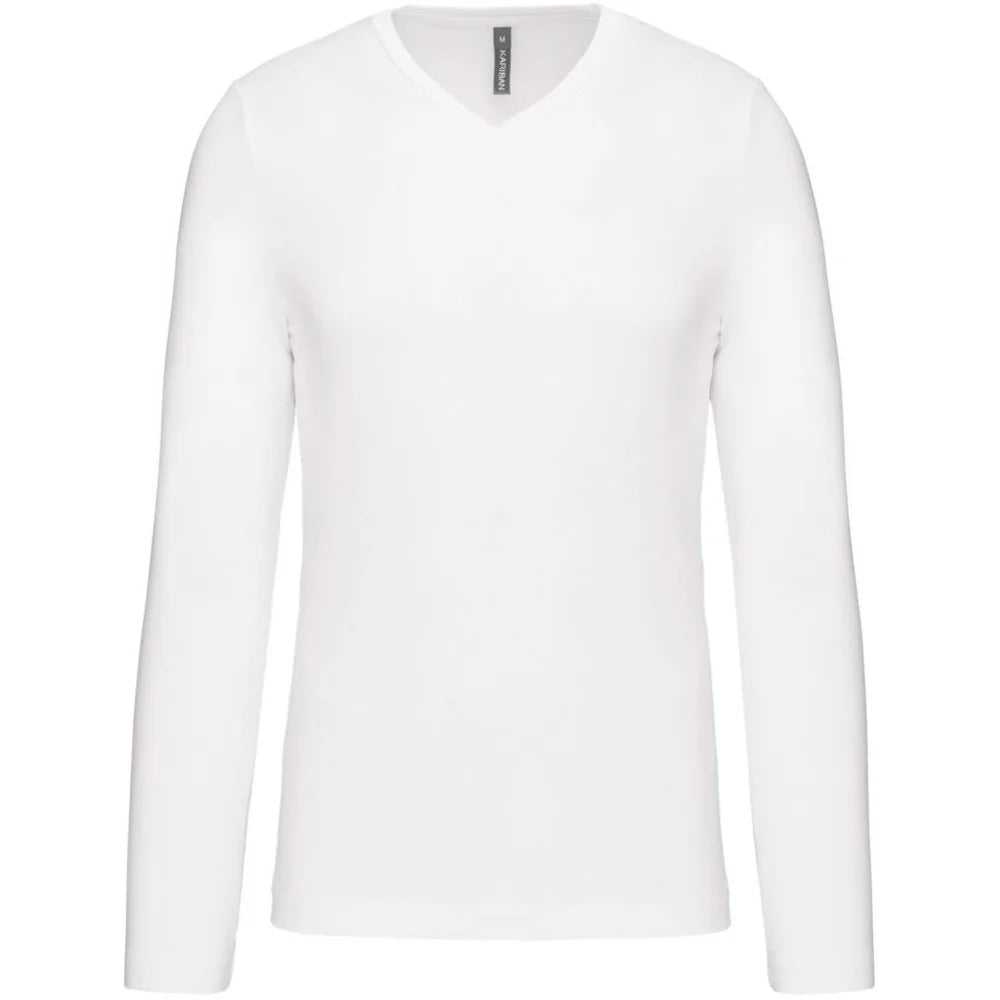 Kariban V-neck T-shirt long sleeves K358