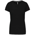 Kariban Damen-Rundhals-T-Shirt mit kurzen Ärmeln K380