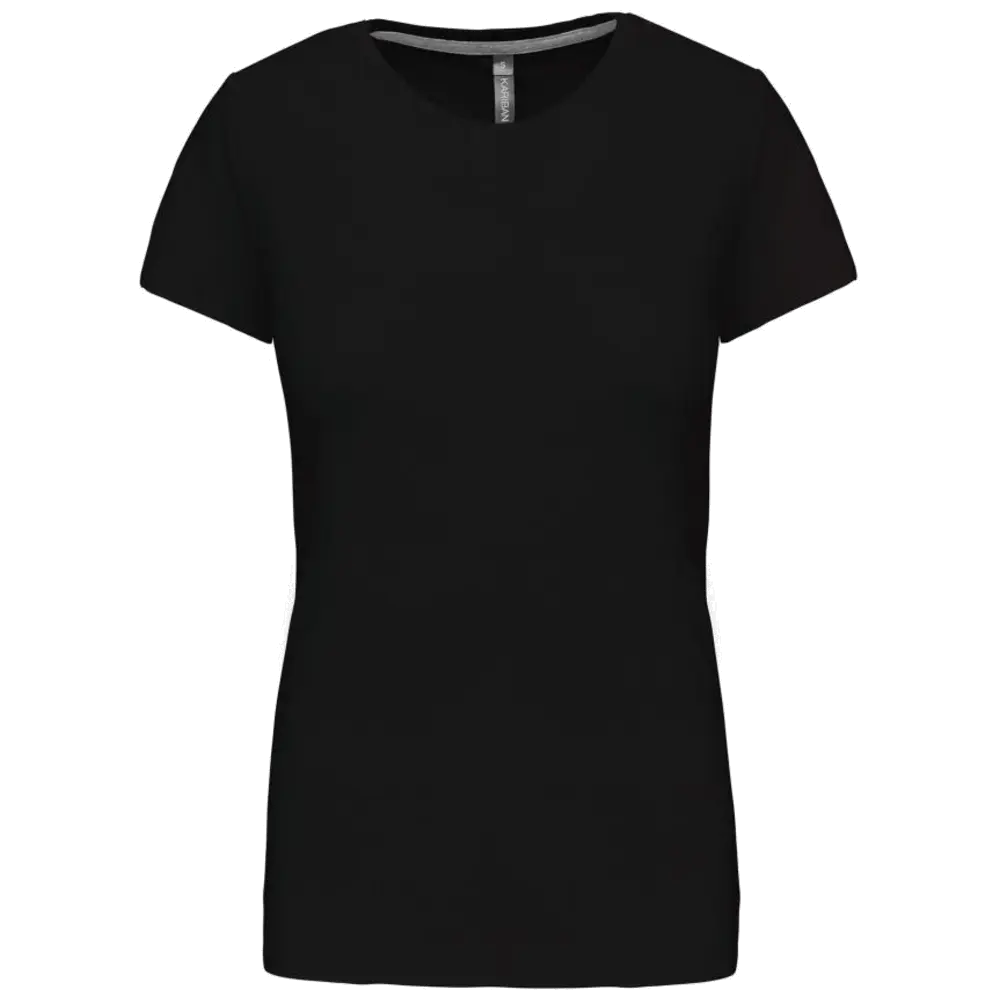 Kariban Damen-Rundhals-T-Shirt mit kurzen Ärmeln K380