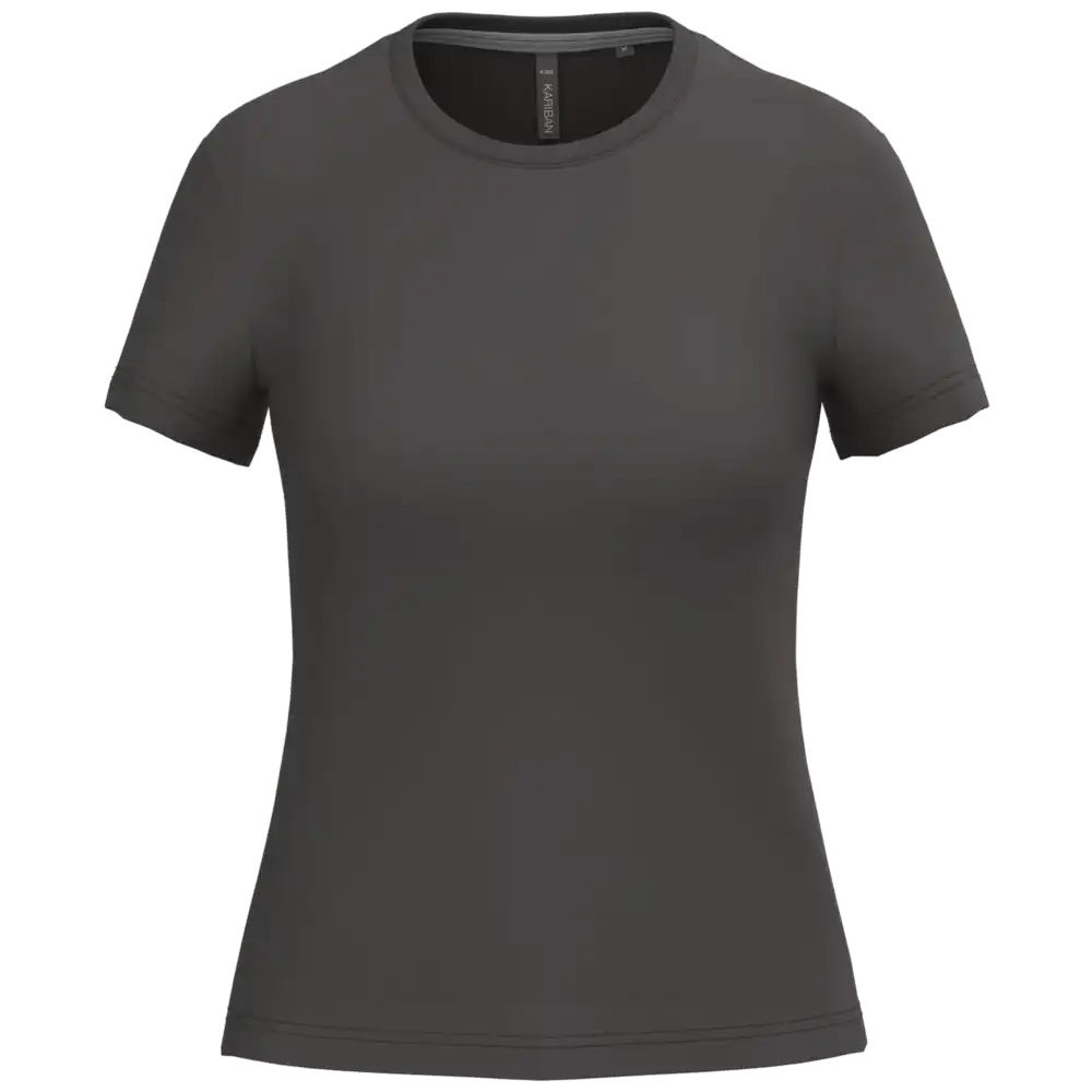 Kariban Damen-Rundhals-T-Shirt mit kurzen Ärmeln K380