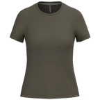 Kariban Damen-Rundhals-T-Shirt mit kurzen Ärmeln K380