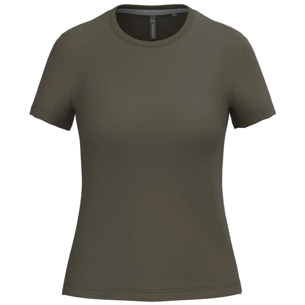 Kariban Damen-Rundhals-T-Shirt mit kurzen Ärmeln K380