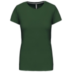 Kariban Damen-Rundhals-T-Shirt mit kurzen Ärmeln K380