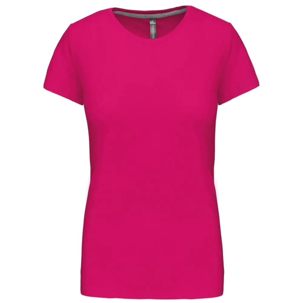 Kariban Damen-Rundhals-T-Shirt mit kurzen Ärmeln K380