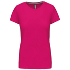 Kariban Damen-Rundhals-T-Shirt mit kurzen Ärmeln K380