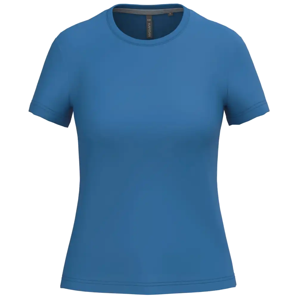 Kariban Damen-Rundhals-T-Shirt mit kurzen Ärmeln K380