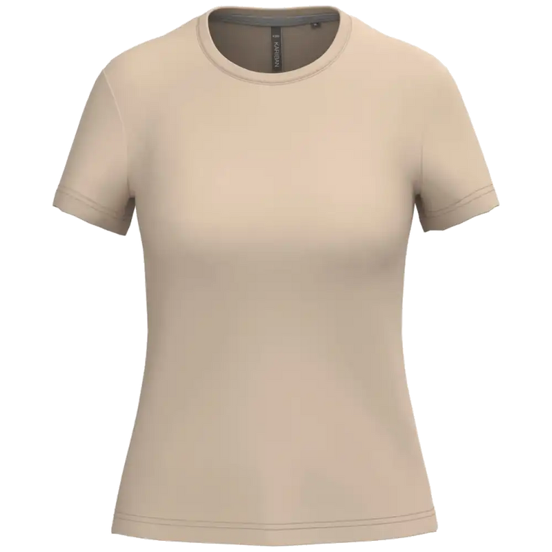 Kariban Dames t-shirt ronde hals korte mouwen K380