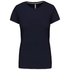 Kariban Damen-Rundhals-T-Shirt mit kurzen Ärmeln K380