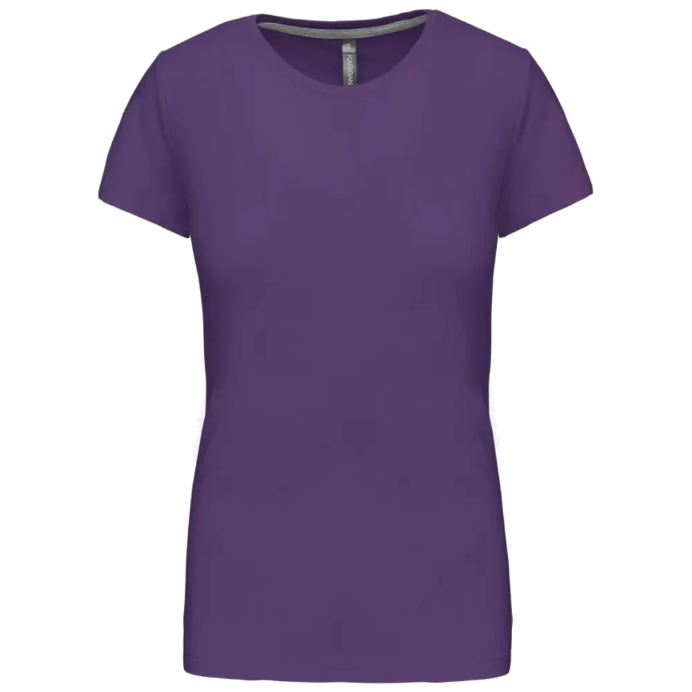 Kariban Damen-Rundhals-T-Shirt mit kurzen Ärmeln K380