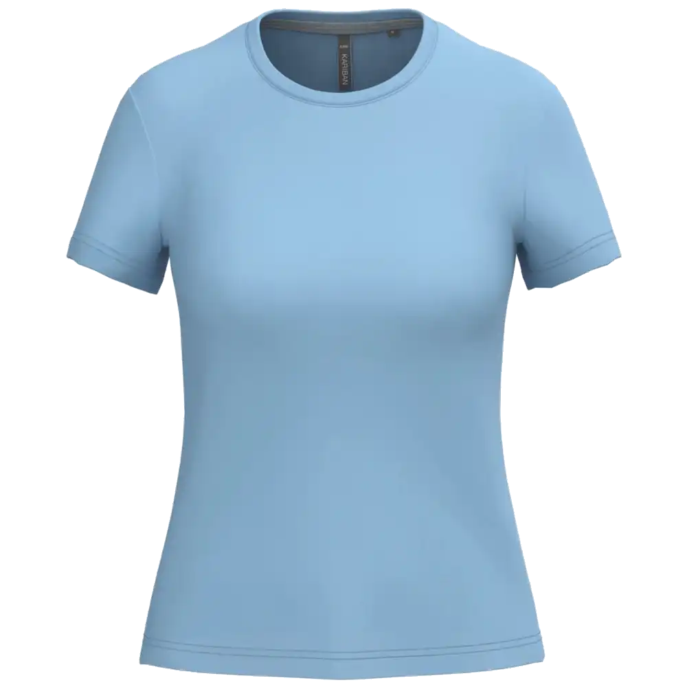 Kariban Damen-Rundhals-T-Shirt mit kurzen Ärmeln K380