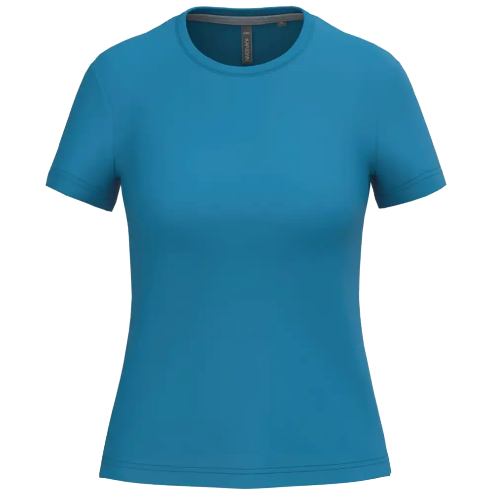Kariban Damen-Rundhals-T-Shirt mit kurzen Ärmeln K380