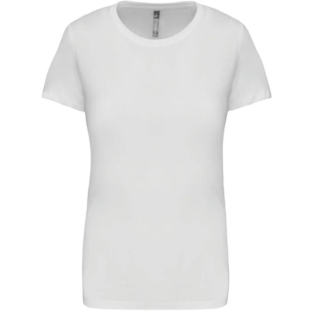 Kariban Damen-Rundhals-T-Shirt mit kurzen Ärmeln K380