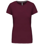 Kariban Damen-Rundhals-T-Shirt mit kurzen Ärmeln K380