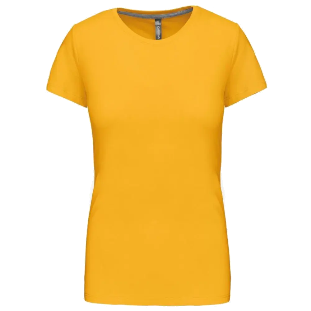 Kariban Damen-Rundhals-T-Shirt mit kurzen Ärmeln K380