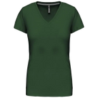 Kariban Damen-T-Shirt V-Ausschnitt Kurzärmel K381