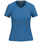 Kariban Damen-T-Shirt V-Ausschnitt Kurzärmel K381