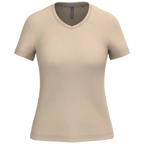 Kariban Damen-T-Shirt V-Ausschnitt Kurzärmel K381
