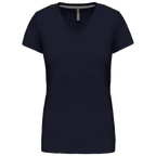 Kariban Damen-T-Shirt V-Ausschnitt Kurzärmel K381