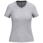 Kariban Damen-T-Shirt V-Ausschnitt Kurzärmel K381