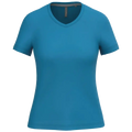 Kariban Damen-T-Shirt V-Ausschnitt Kurzärmel K381