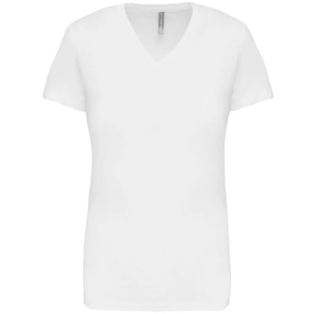 Kariban Damen-T-Shirt V-Ausschnitt Kurzärmel K381