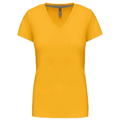 Kariban Dames T-shirt V-hals Korte Mouwen K381