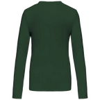 Kariban Damen-T-Shirt mit V-Ausschnitt und langen Ärmeln K382