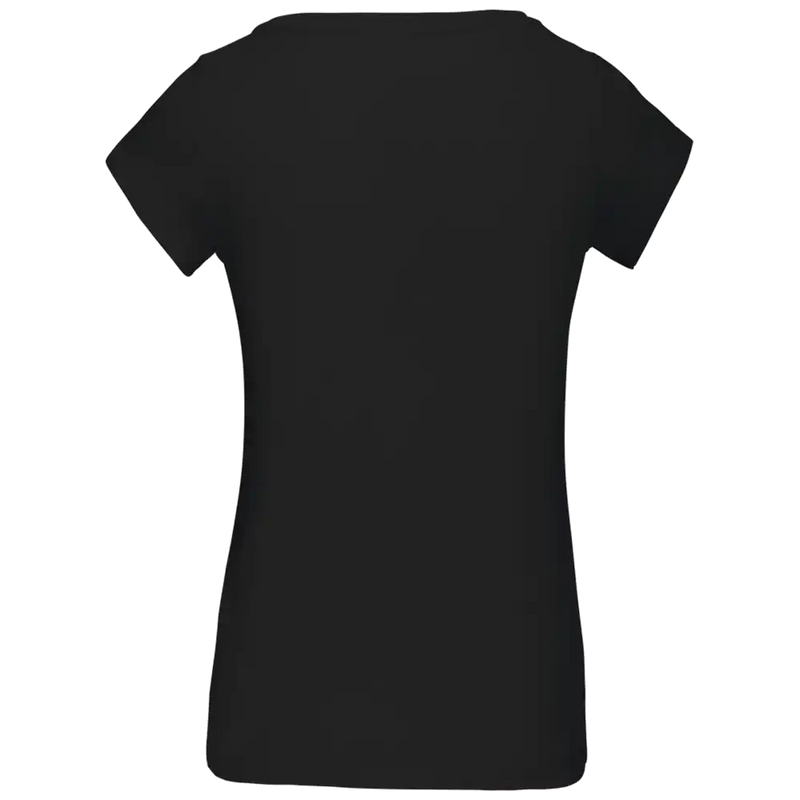 Kariban Damen-T-Shirt mit kurzen Ärmeln und Bootsausschnitt K384