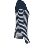 Kariban gestreiftes Damen-Langarm-T-Shirt K386