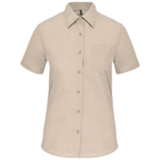 Kariban-Hemd aus pflegeleichten Polycotton-Poplin mit kurzen Ärmeln für Frauen K548