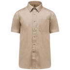 Kariban Men's Low-Care Polycotton Poplin Short Sleeve Shirt K551