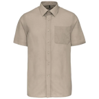 Kariban Men's Low-Care Polycotton Poplin Short Sleeve Shirt K551