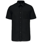 Kariban Men's Low-Care Polycotton Poplin Short Sleeve Shirt K551