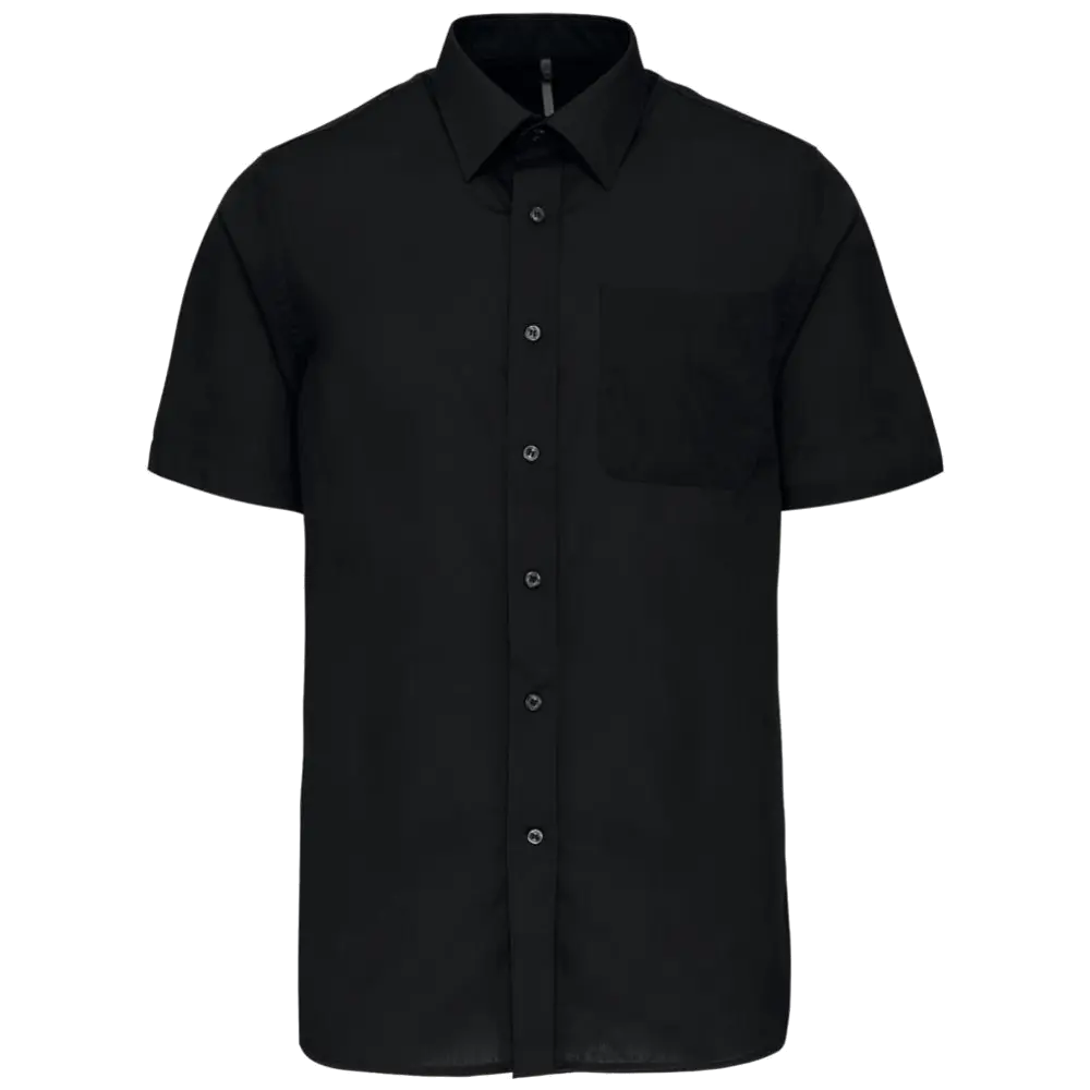 Kariban Men's Low-Care Polycotton Poplin Short Sleeve Shirt K551