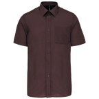 Kariban Men's Low-Care Polycotton Poplin Short Sleeve Shirt K551