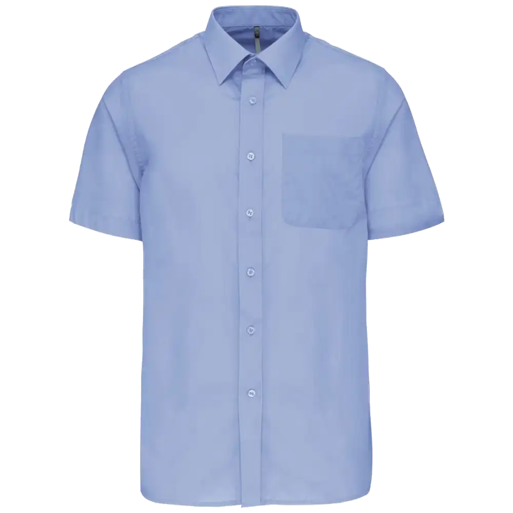 Kariban Men's Low-Care Polycotton Poplin Short Sleeve Shirt K551