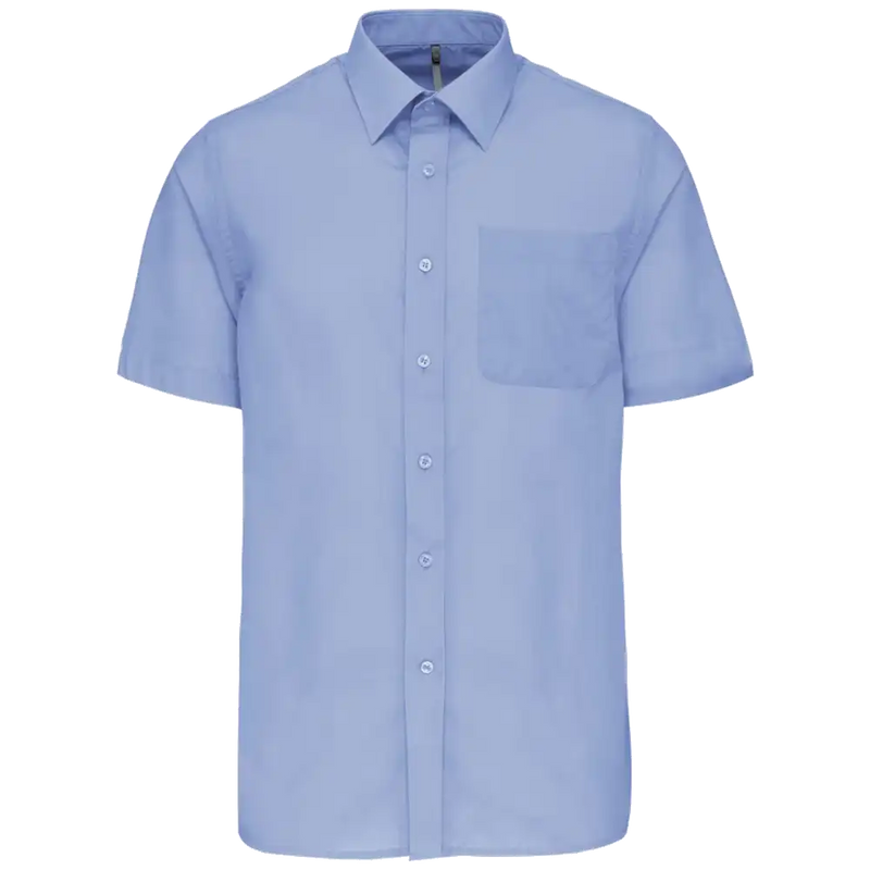 Kariban Men's Low-Care Polycotton Poplin Short Sleeve Shirt K551