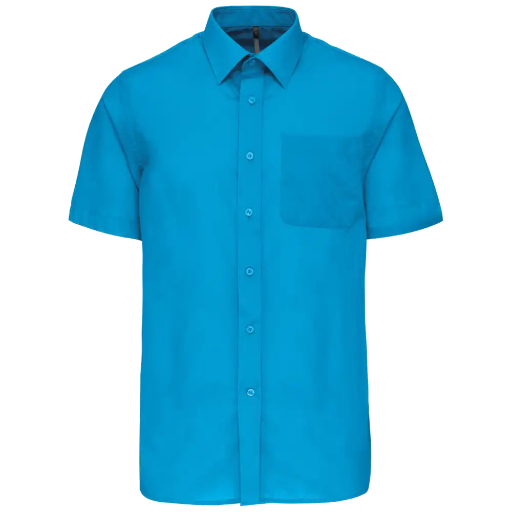 Kariban Men's Low-Care Polycotton Poplin Short Sleeve Shirt K551