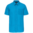 Kariban Men's Low-Care Polycotton Poplin Short Sleeve Shirt K551