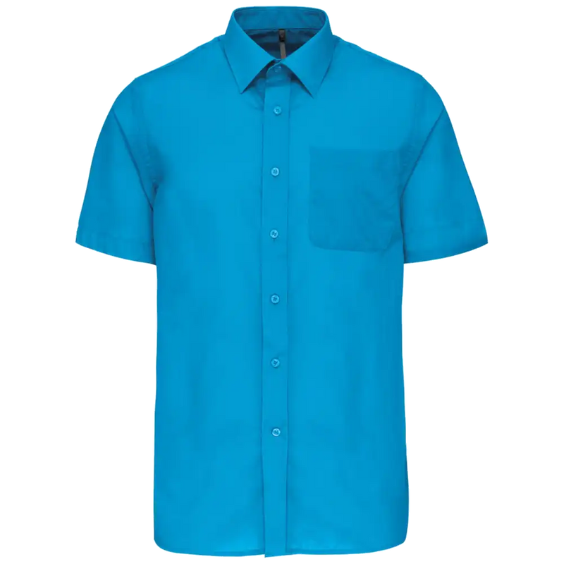 Kariban Men's Low-Care Polycotton Poplin Short Sleeve Shirt K551