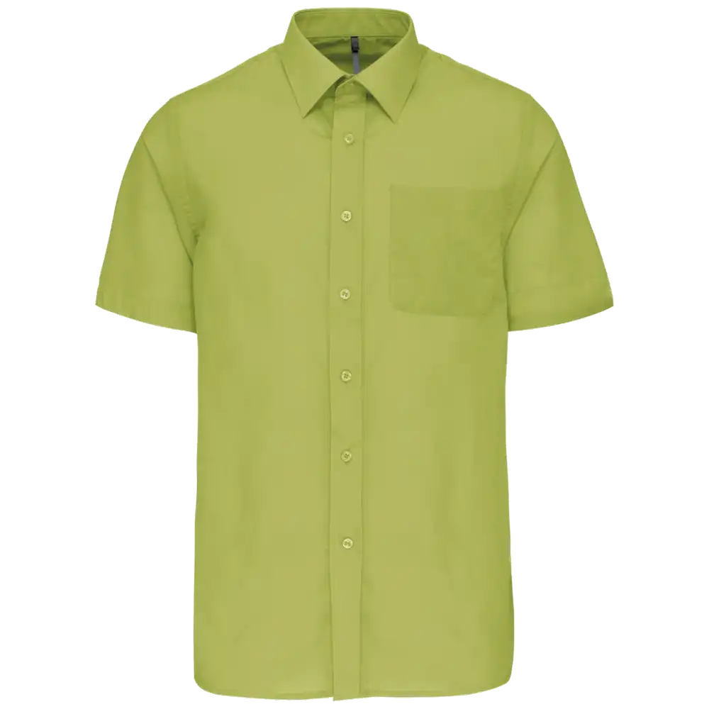 Kariban Men's Low-Care Polycotton Poplin Short Sleeve Shirt K551